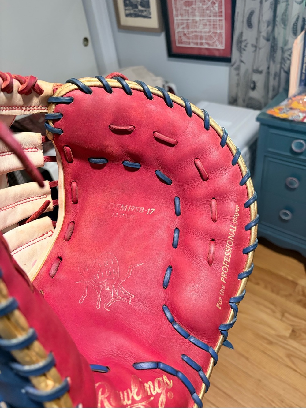Custom ‘22 Series 1B RHT Rawlings Heart of the Hide 13 Inch Softball